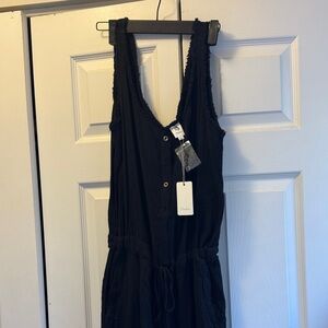 Black Sleeveless Jumpsuit